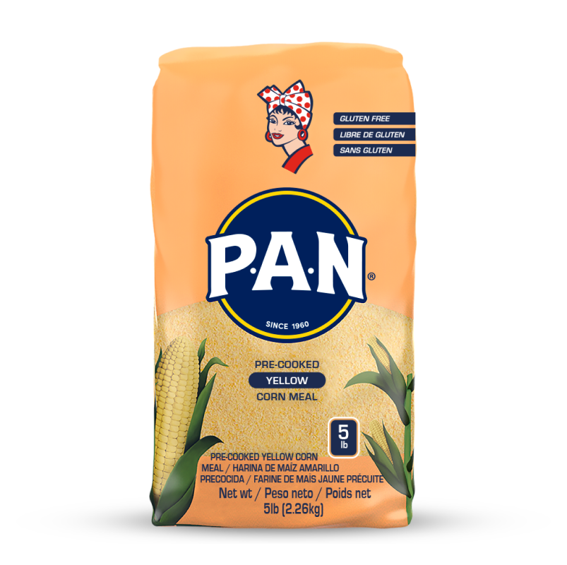 HARINA PRECOCIDA DE MAÍZ AMARILLO P.A.N. 5LB GLUTEN FREE