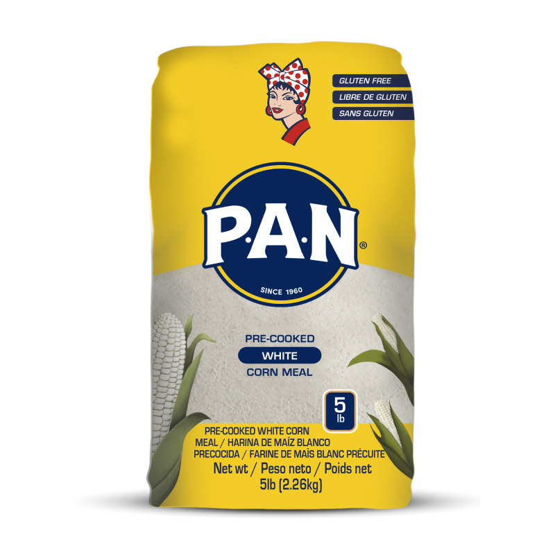 HARINA PRECOCIDA DE MAÍZ BLANCO P.A.N. 5LB GLUTEN FREE