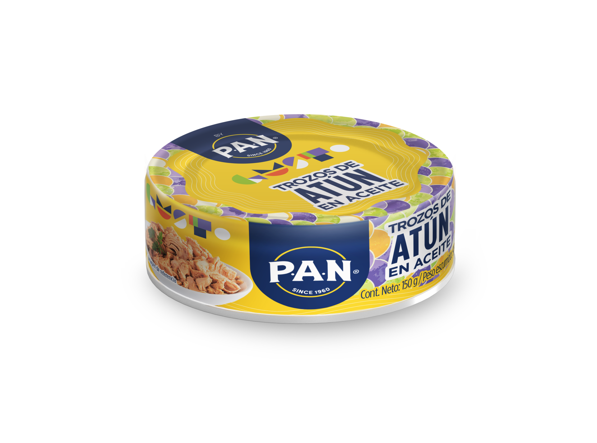 Trozos de atún en aceite P.A.N. 150 gr