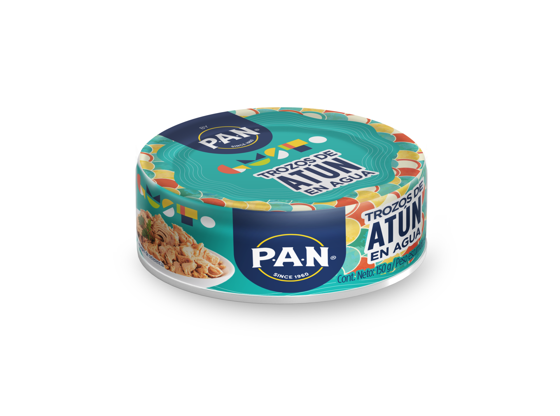 Trozos de atún en agua P.A.N. 150 gr